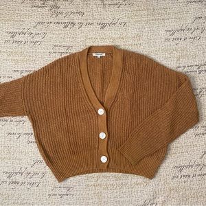 Madewell Greywood Crop Cardigan Sweater